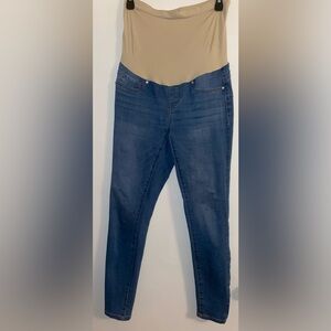 Maternity medium wash blue jeans